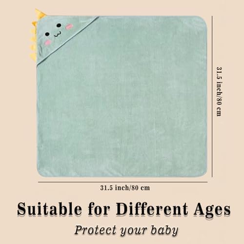 TMIELYBS 4Pack Hooded Baby Towels with Hood