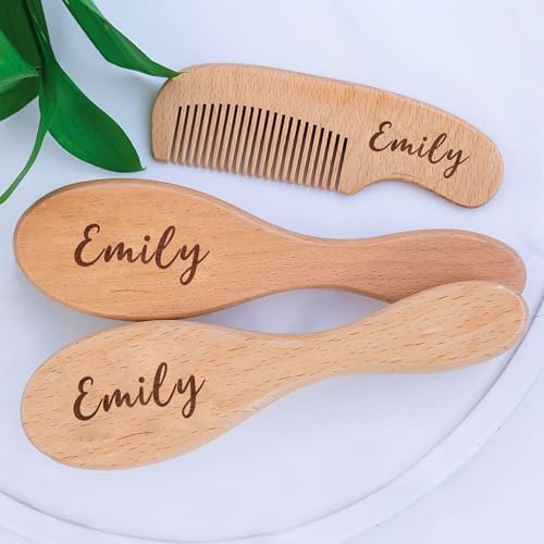 Personalized Baby Brush Comb Set with Name
