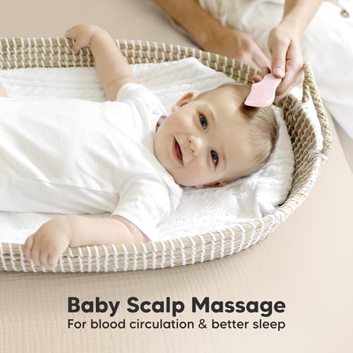 KeaBabies Baby Hair Brush and Comb Set for Newborns