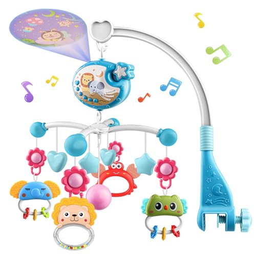 Nicknack Baby Mobile with Music and Lights for Infants 0-6 Months