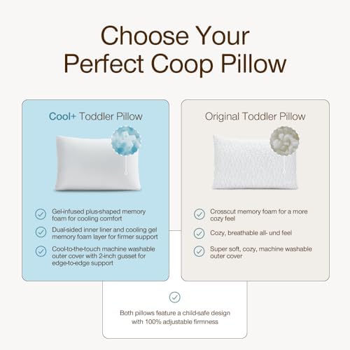Cool Adjustable Cooling Toddler Pillow 13x19