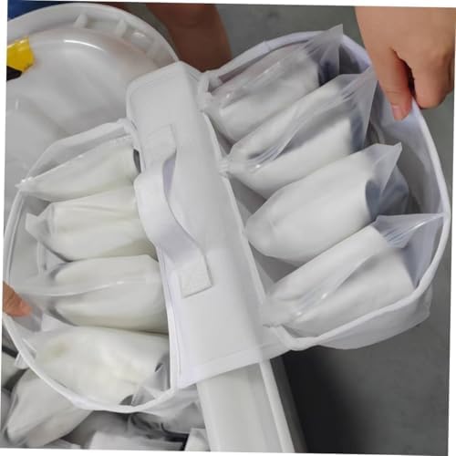 SOLUSTRE Bath Storage Net Saddle Shape Organizer