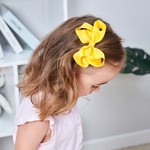 40PCS 45 Inch Grosgrain Hair Bows for Toddlers