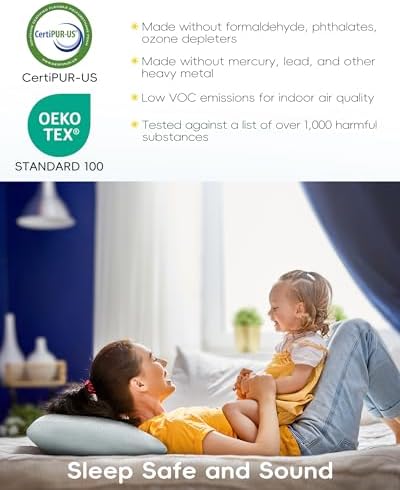 Adjustable Memory Foam Toddler Pillow for 2 Years Up