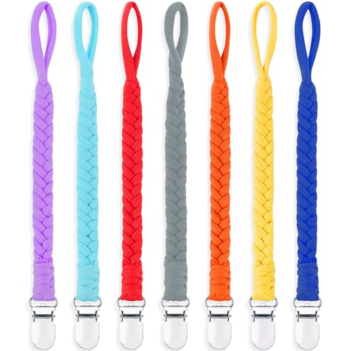TIMPHO Pacifier Clips Handmade Braided Holder for Baby 1