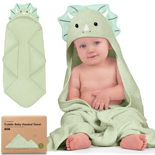 KeaBabies Hooded Baby Towel - Bamboo Viscose Soft Absorbent