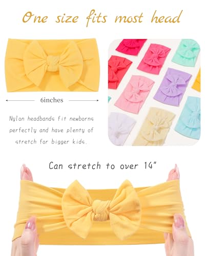 Jollybows 20pcs Baby Girls Hair Bows Headbands 1