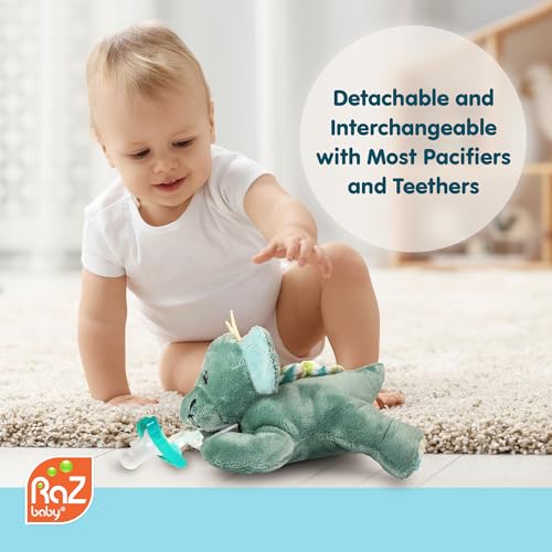 RaZbaby JollyPop Pacifier with RaZbuddy Dragon 0M