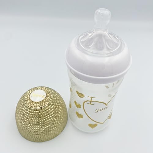 MIYOCAR 3pcs Bling Baby Pacifier Set with Name