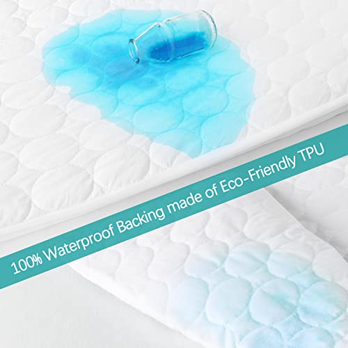 Biloban Crib Mattress Protector 2 Pack Waterproof