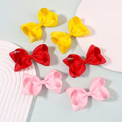 40PCS 45 Inch Grosgrain Hair Bows for Toddlers