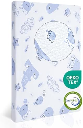Pack and Play Mattress with Dual Sided Foam 38x26