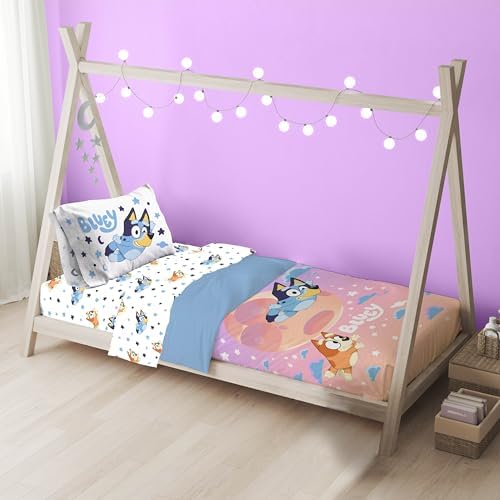 Jay Franco Bluey Bingo Toddler Bed Set - 4 Piece