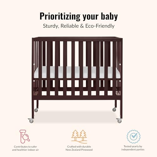 Dream On Me Jett Folding Convertible Crib 1