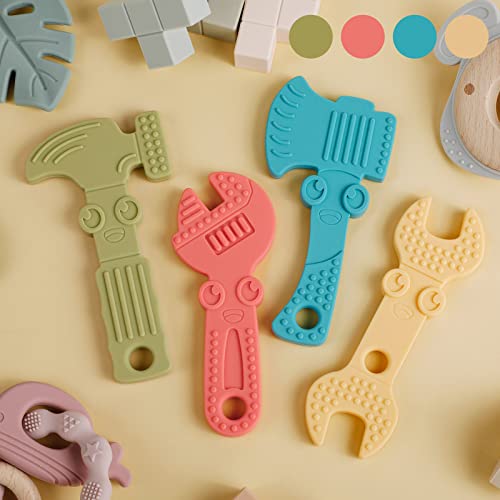 TYRYHU Teething Toy Set for Babies 0-12 Months