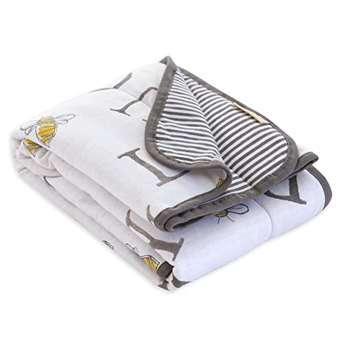 Burts Bees Baby Reversible Blanket 30x40