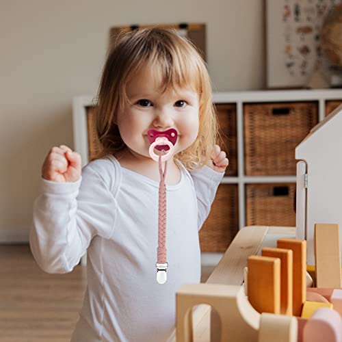 Braided Pacifier Clips for Baby - Unisex Design