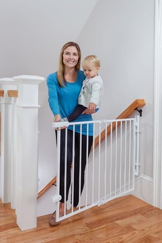 Safety 1st Baby Gate for Doorways Stairs and Hallways White