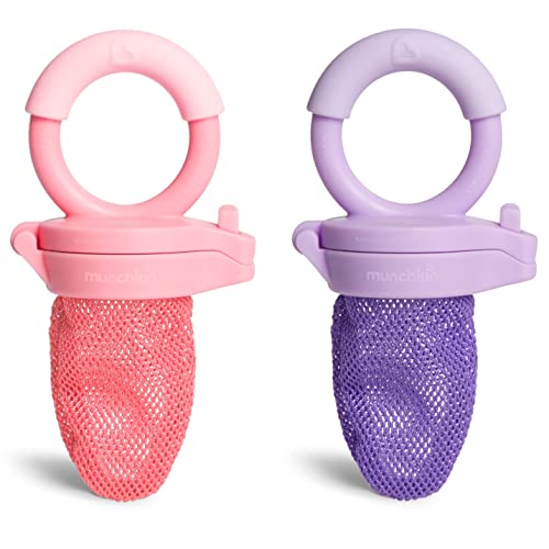 Munchkin Baby Feeder 2 Pack Coral Purple