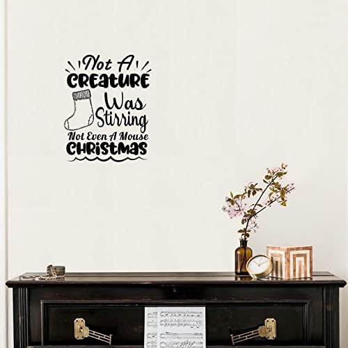 Not A Creature Was Stirring Wall Art Stickers