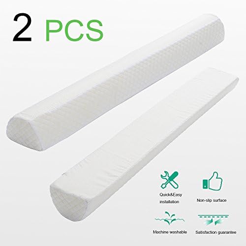 Shinnwa Memory Foam Bed Bumpers 2-Pack Safety Guard