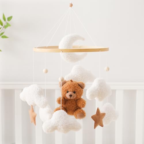Cute Animal Cloud Crib Mobile - Gender Neutral