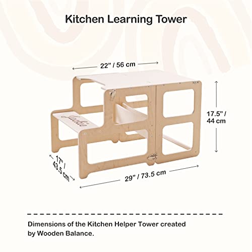 Montessori Learning Tower and Desk with Chair