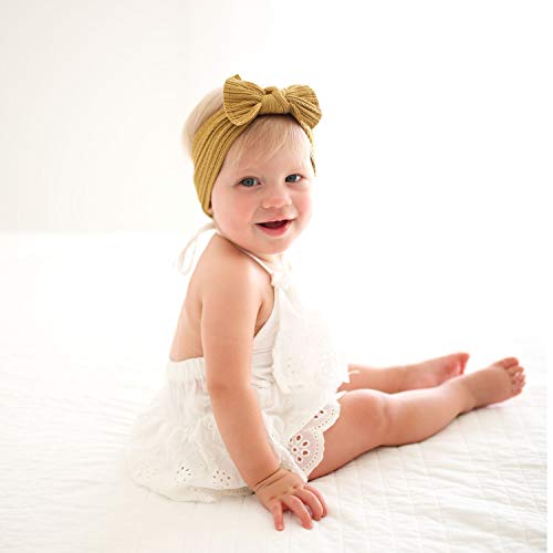 Niceye Baby Girl Headbands with Bows for Newborn to Toddler