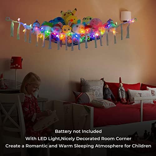 ieBabay Stuffed Animal Hammock with LED Light