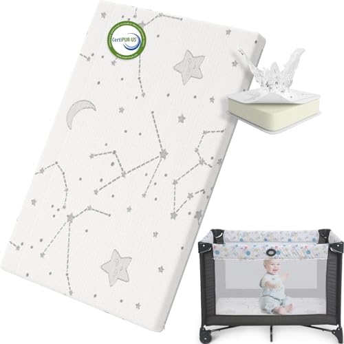 YENING Pack and Play Mattress Topper 38x26 1 Pack