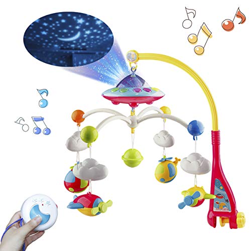 Mini Tudou Musical Crib Mobile with Lights and 108 Melodies 1