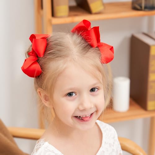 40PCS 45 Inch Grosgrain Hair Bows for Toddlers