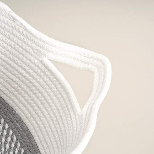CHICVITA Square Woven Basket with Handles for Storage