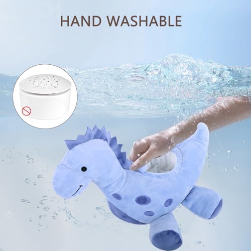 Wiqins Baby Sleep Soother with Cry Sensor and Dinosaur Night Light