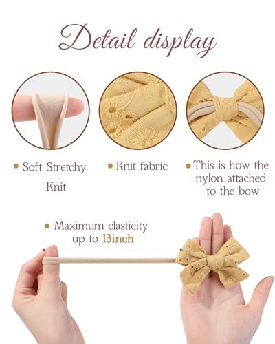 Doboi 10PCS Baby Girls Headbands Hair Bows