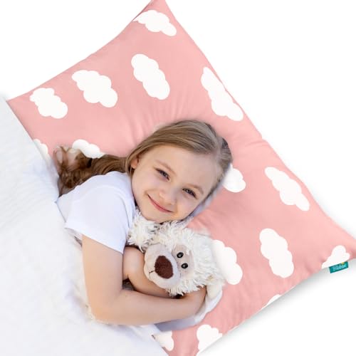 Biloban Toddler Pillow 14x19 Pink Cloud