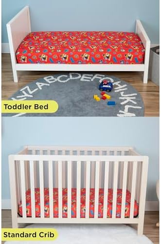 Paw Patrol Sheet Set - Red Toddler Bed or Crib