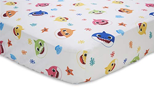 Baby Shark 4-Piece Toddler Bed Set for Boys and Girls
