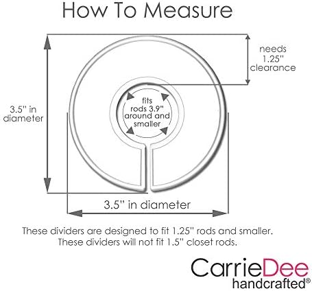 CarrieDee Baby Clothes Size Dividers Set of 11 1