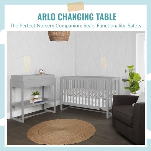 Dream On Me Arlo Changing Table in Pebble Grey