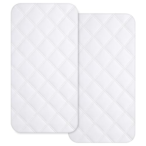 Yoofoss Waterproof Bassinet Mattress Cover 2 Pack 1