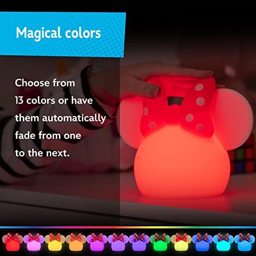 Disney Minnie Mouse Squishy Color Changing Night Light