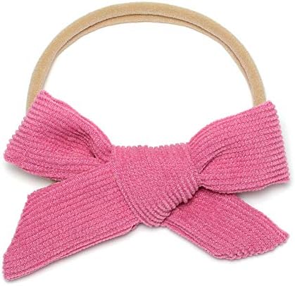JIFUNEEY Velvet Bow Nylon Headband for Infants Pack of 13pcs