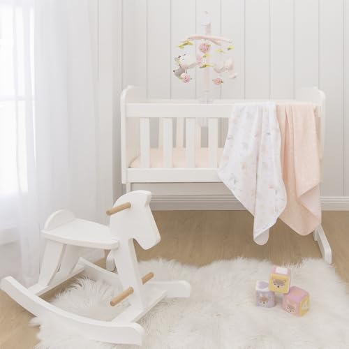 Living Textiles Ava Birds Musical Mobile - Crib Toy with 12 Lullabies