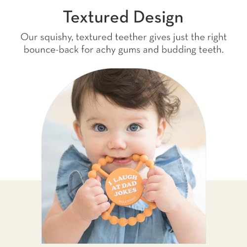 Bella Tunno Happy Teether for Girls Soft Grip Teething Ring