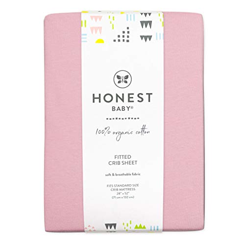 HonestBaby Organic Cotton Fitted Crib Sheet Set One Size