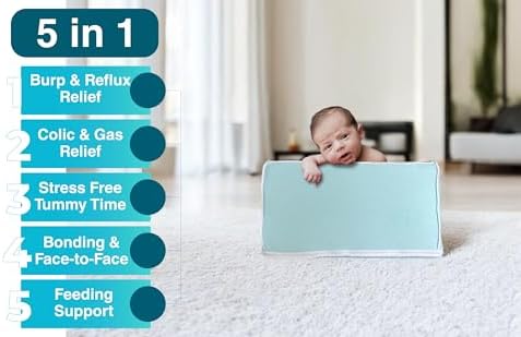 BurpHelp Nursing Pillow for Baby Gas Relief and Colic