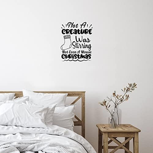 Not A Creature Was Stirring Wall Art Stickers