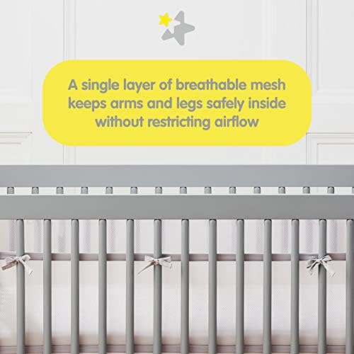 Mini Crib Breathable Mesh Liner by BreathableBaby