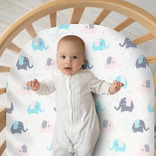 FHMJYY Bassinet Sheet Set 2 Pieces Black